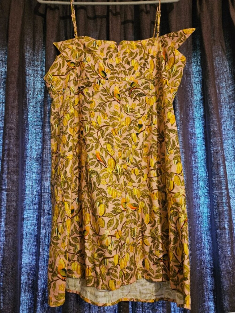 Light Pink Star Fruit Flower Mini Dress - Picture 4 of 6